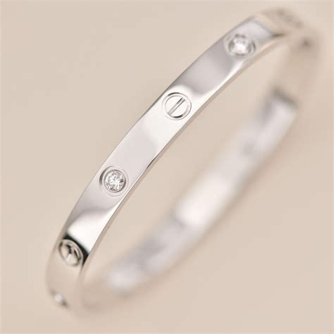 cartier love bracelet white gold diamond price|16 750 cartier crd 094835.